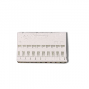 20W MQS RCPT HSG WHITE