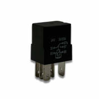 24V RÖLE 5 UÇLU 15/10 A MİKRO (ÇİFT PLATİN) (DİYOTLU) (1-2-3-4-5)