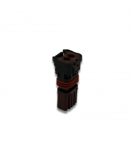 Automotive Connectors 2 Position, 2.54mm Pitch Waterproof In-Line SCKT Connector Alt Key B