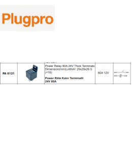 PA0121 GÜÇ RÖLESİ
